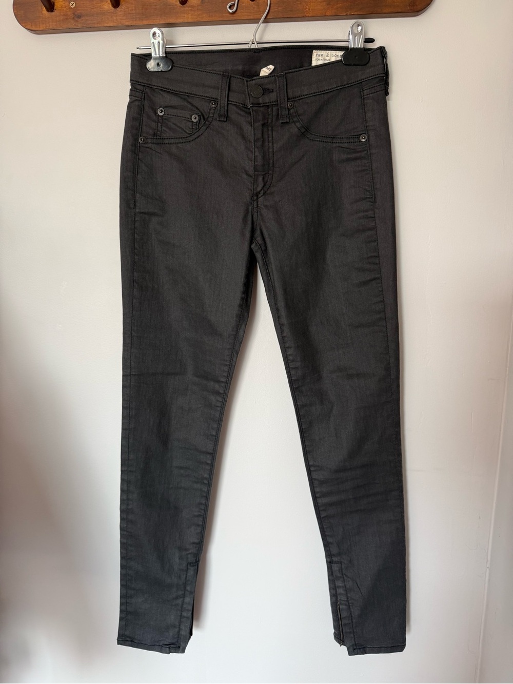 rag & bone Black Skinny Jeans